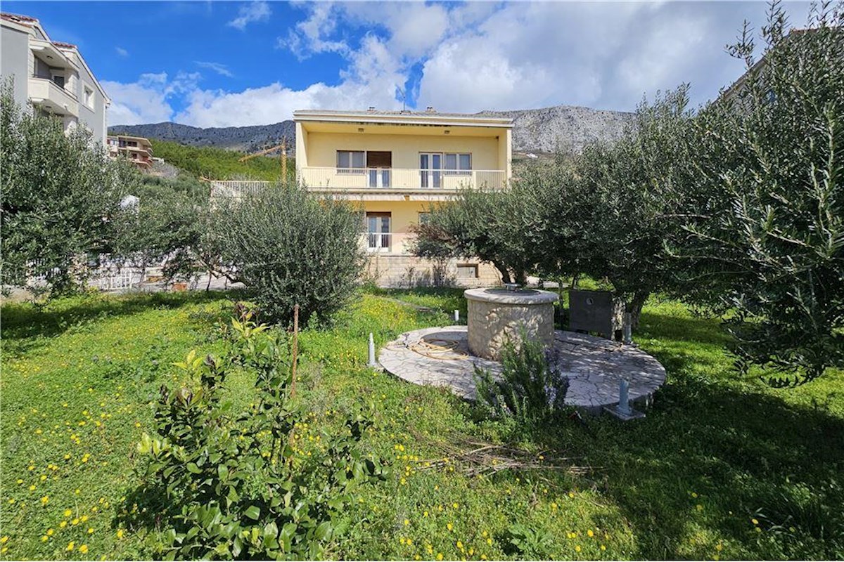 Dugi Rat, una casa con un grande uliveto e una meravigliosa vista sul mare