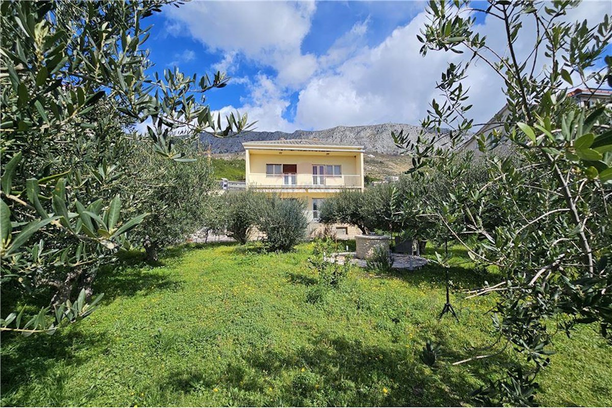 Dugi Rat, una casa con un grande uliveto e una meravigliosa vista sul mare