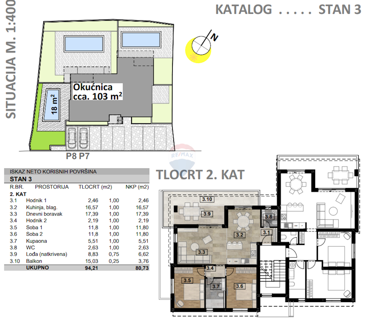 Appartamento Malinska, Malinska-Dubašnica, 120m2