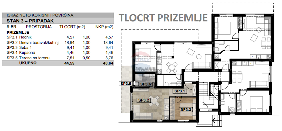 Appartamento Malinska, Malinska-Dubašnica, 120m2