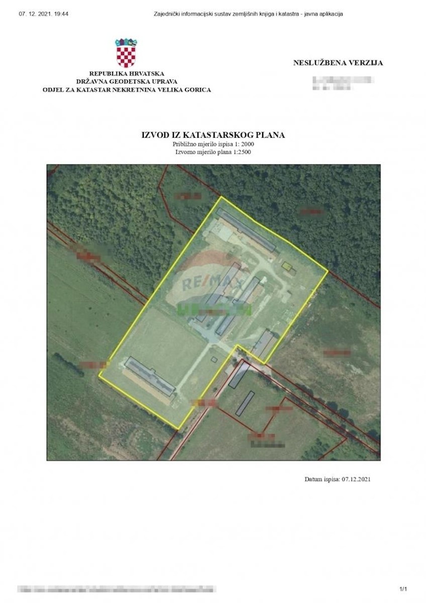 Attività commerciale Mala Buna, Velika Gorica - Okolica, 2.632m2