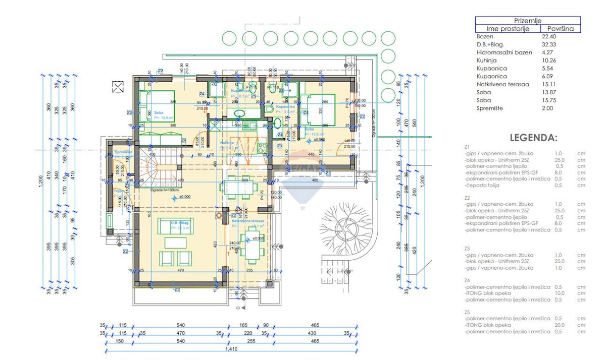 Casa Brzac, Krk, 220m2