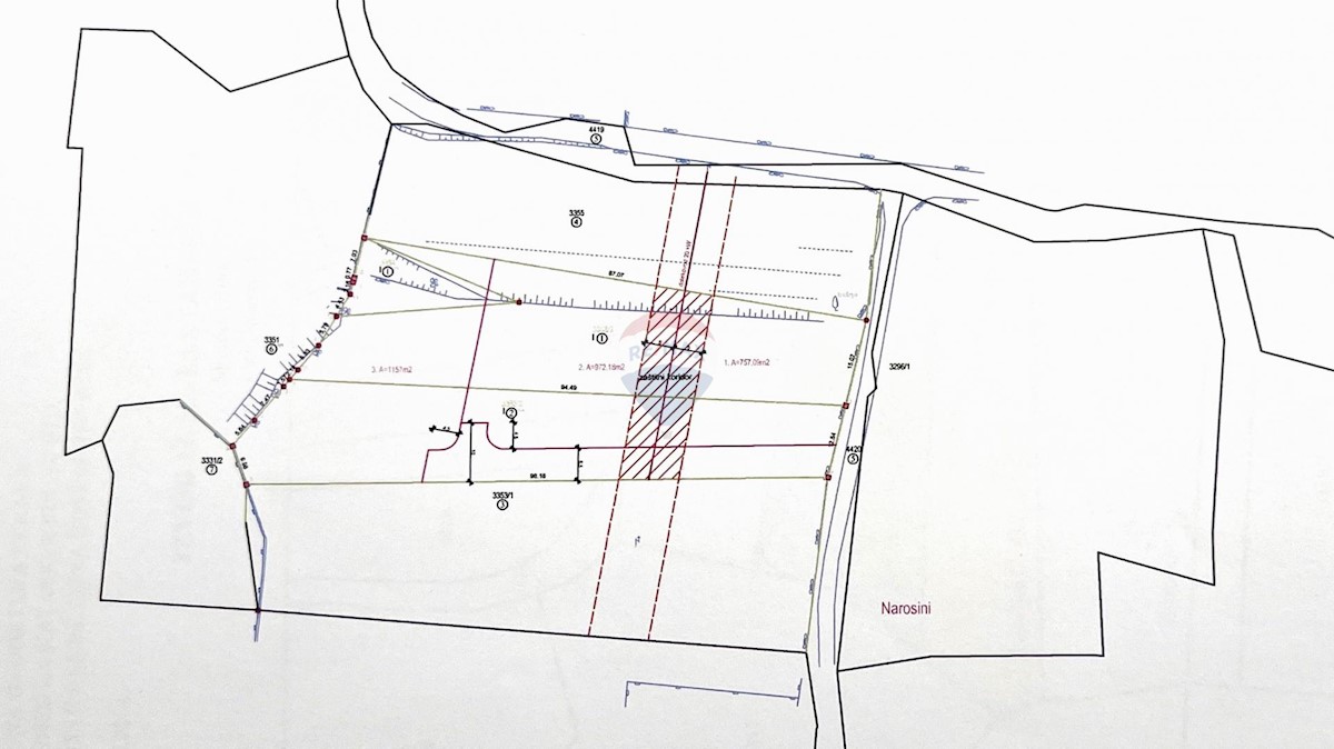 Terreno edificabile Maružini, Kanfanar, 3.292m2