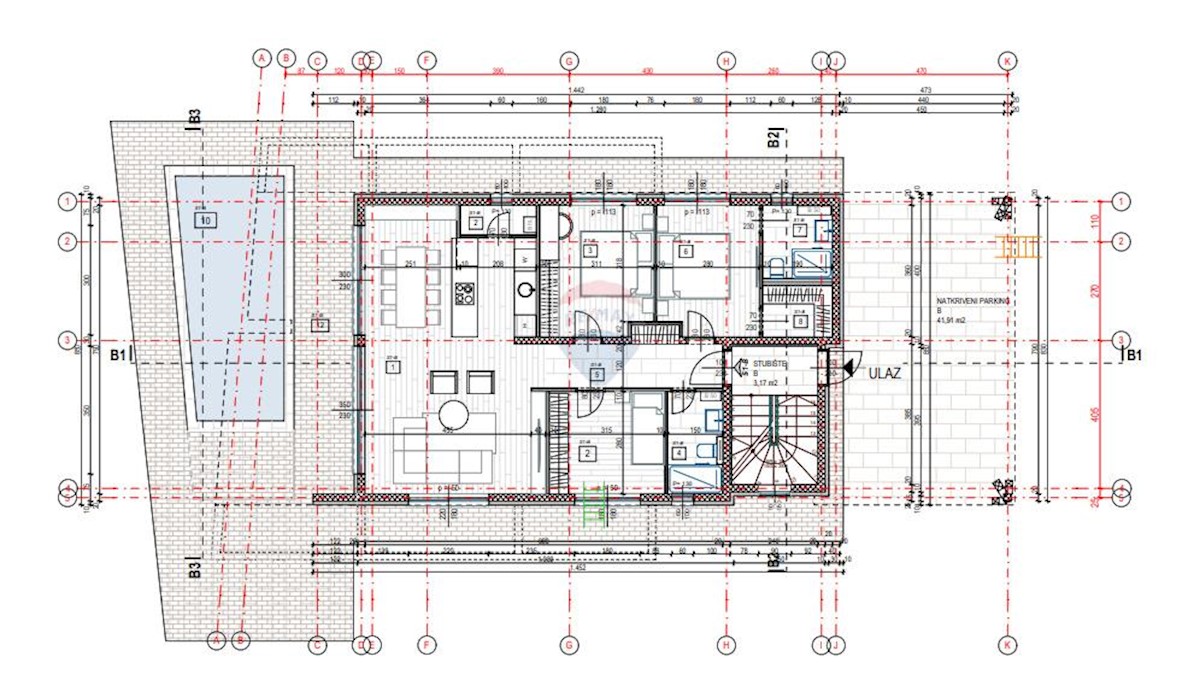 Terreno edificabile Njivice, Omišalj, 584m2