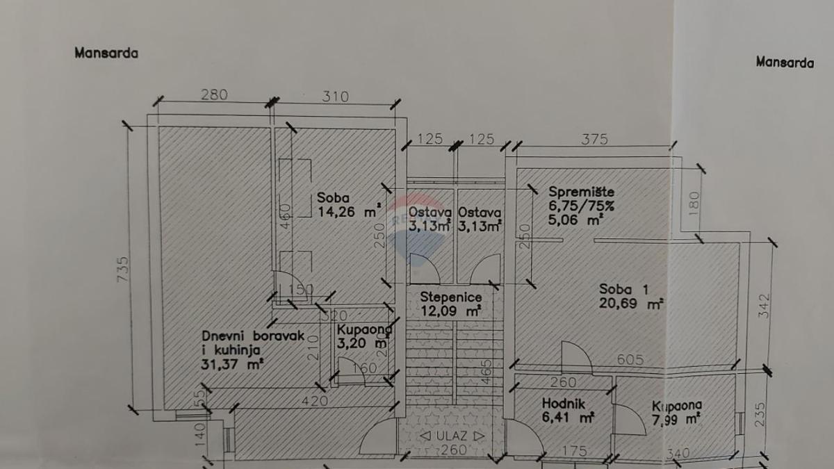 Appartamento Kastav, 53m2