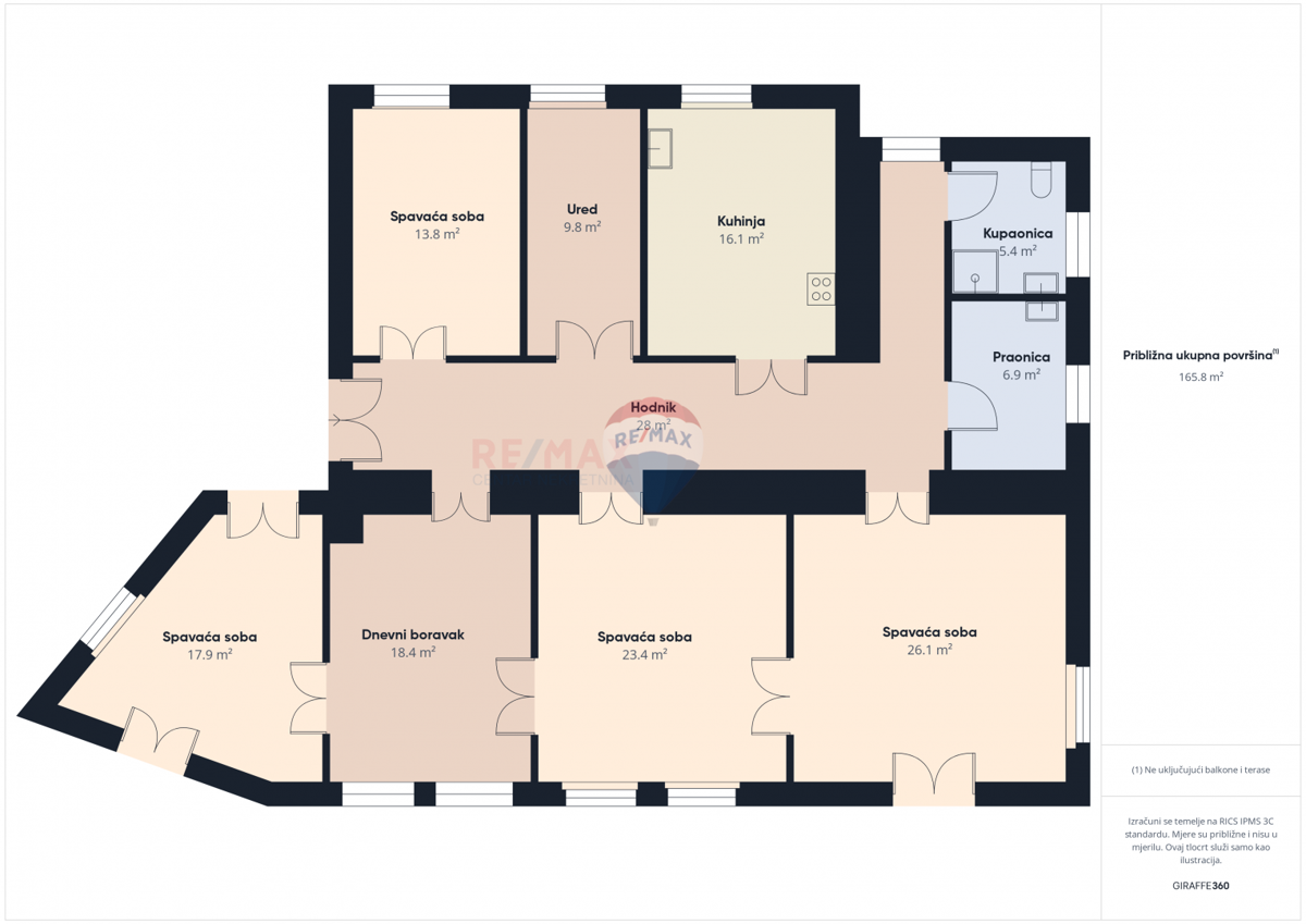 Pola, centro – Appartamento in villa austro-ungarica