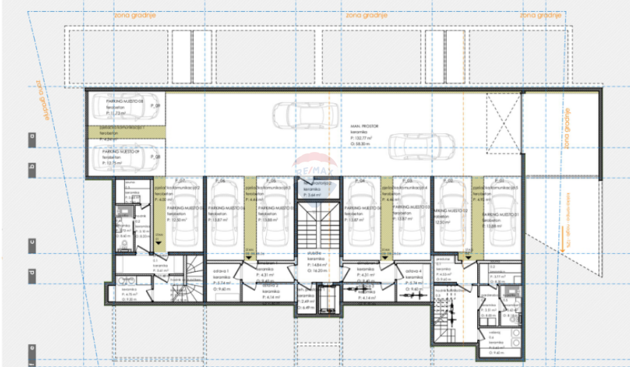Istria, Rovigno – terreno edificabile con permesso di costruzione per 5 appartamenti, vicino alla spiaggia.