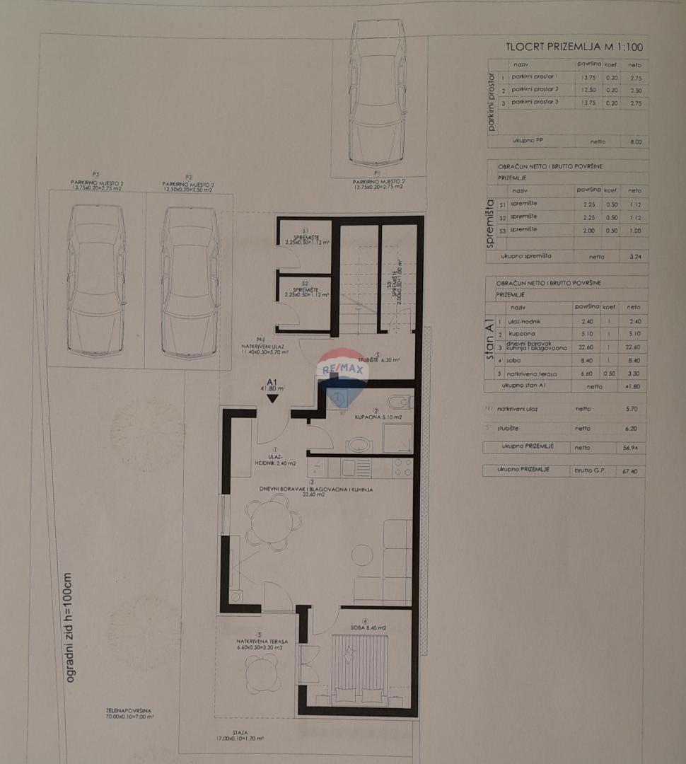 Appartamento okolica Pule, Pula, 41,80m2