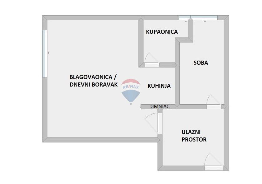 Appartamento Donji grad, Donji Grad, 42m2