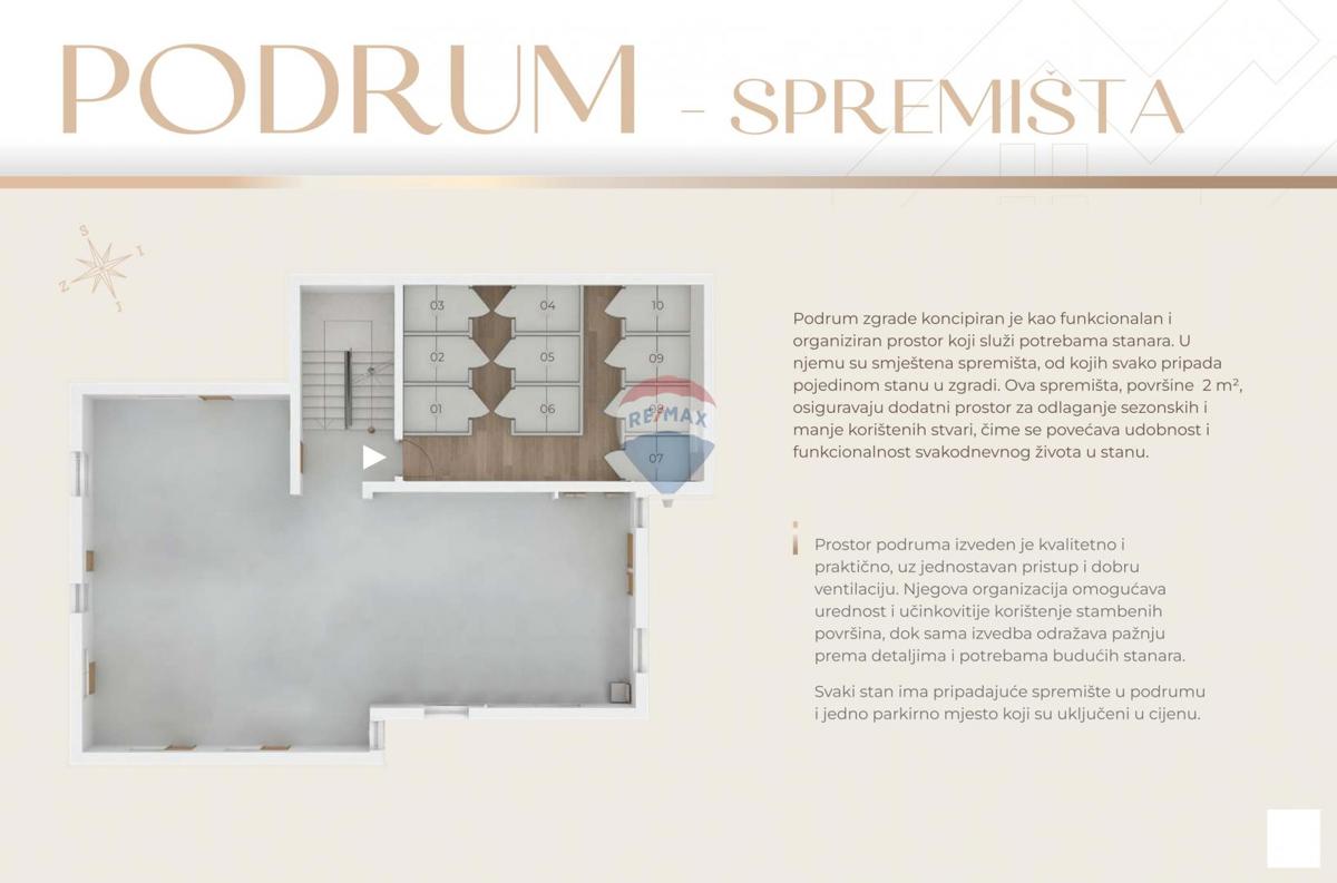 Appartamento Saršoni, Viškovo, 77,75m2