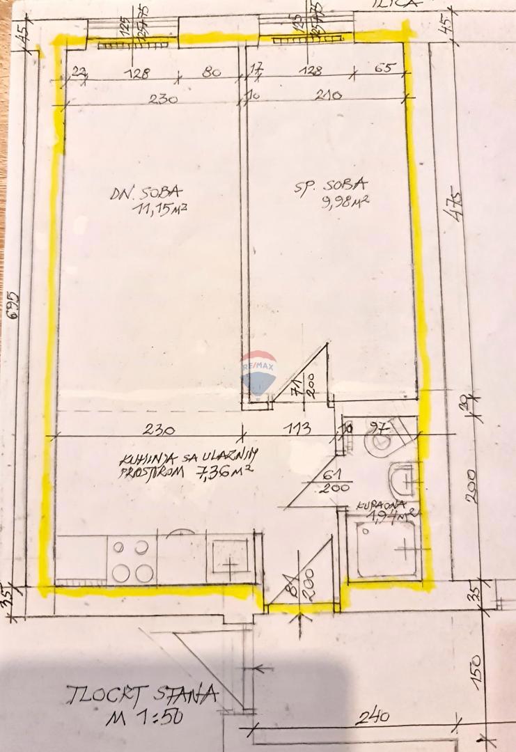 Appartamento Britanac, Gornji Grad - Medveščak, 31m2