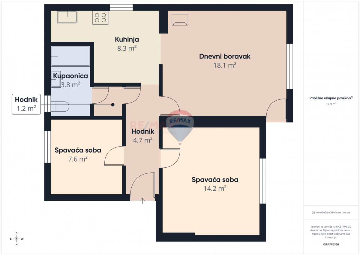 Appartamento Rovinj, 67m2