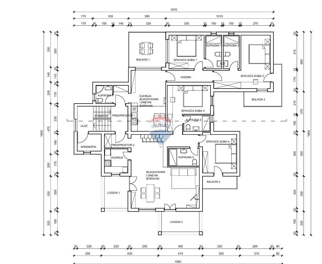 Casa Kornić, Krk, 476m2
