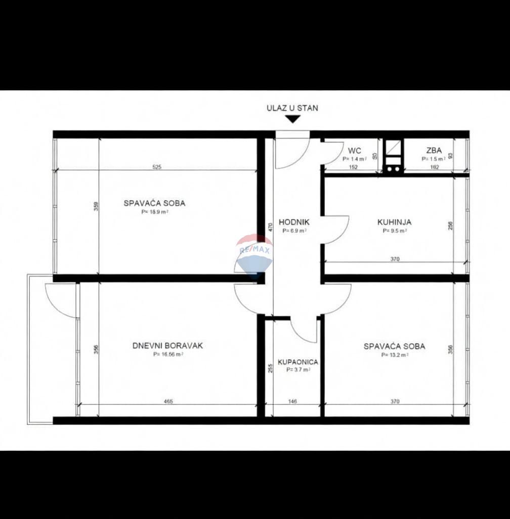 Appartamento Studentski grad, Gornja Dubrava, 75m2