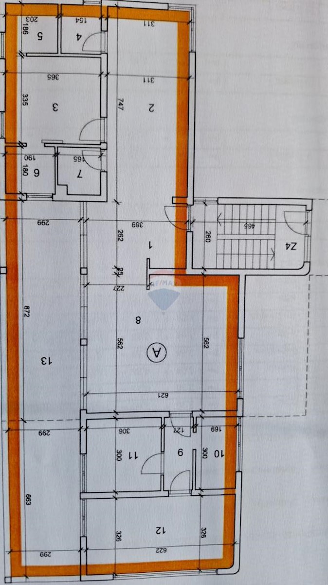 Appartamento Gračani, Podsljeme, 264m2