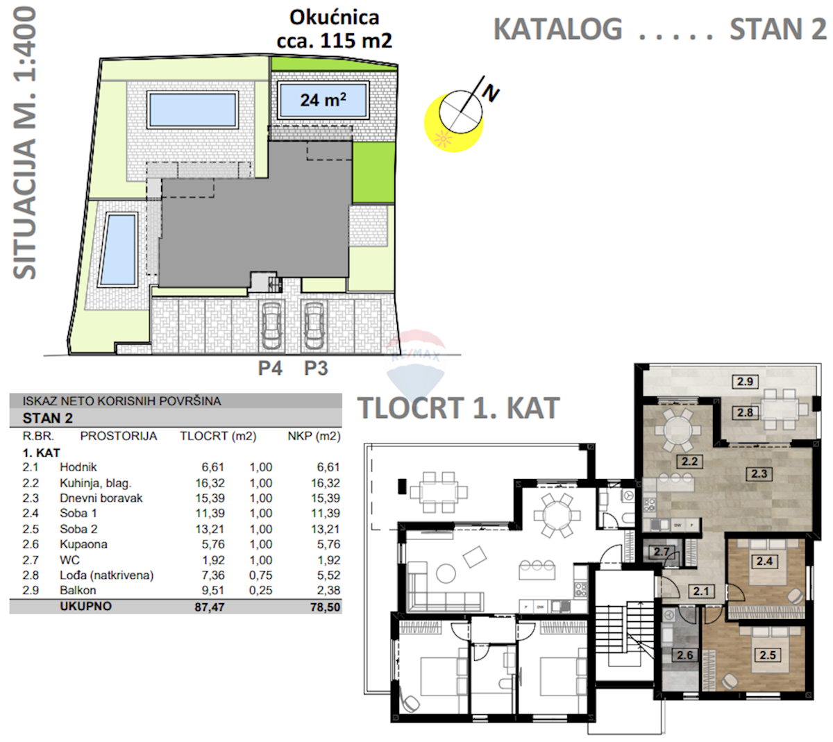 Appartamento Malinska, Malinska-Dubašnica, 130m2