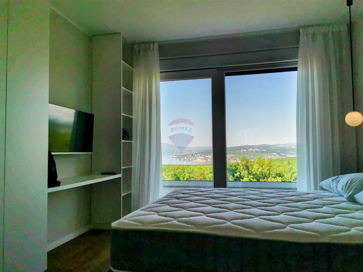 Kraljevica, Šmrika, villa con piscina e vista mare