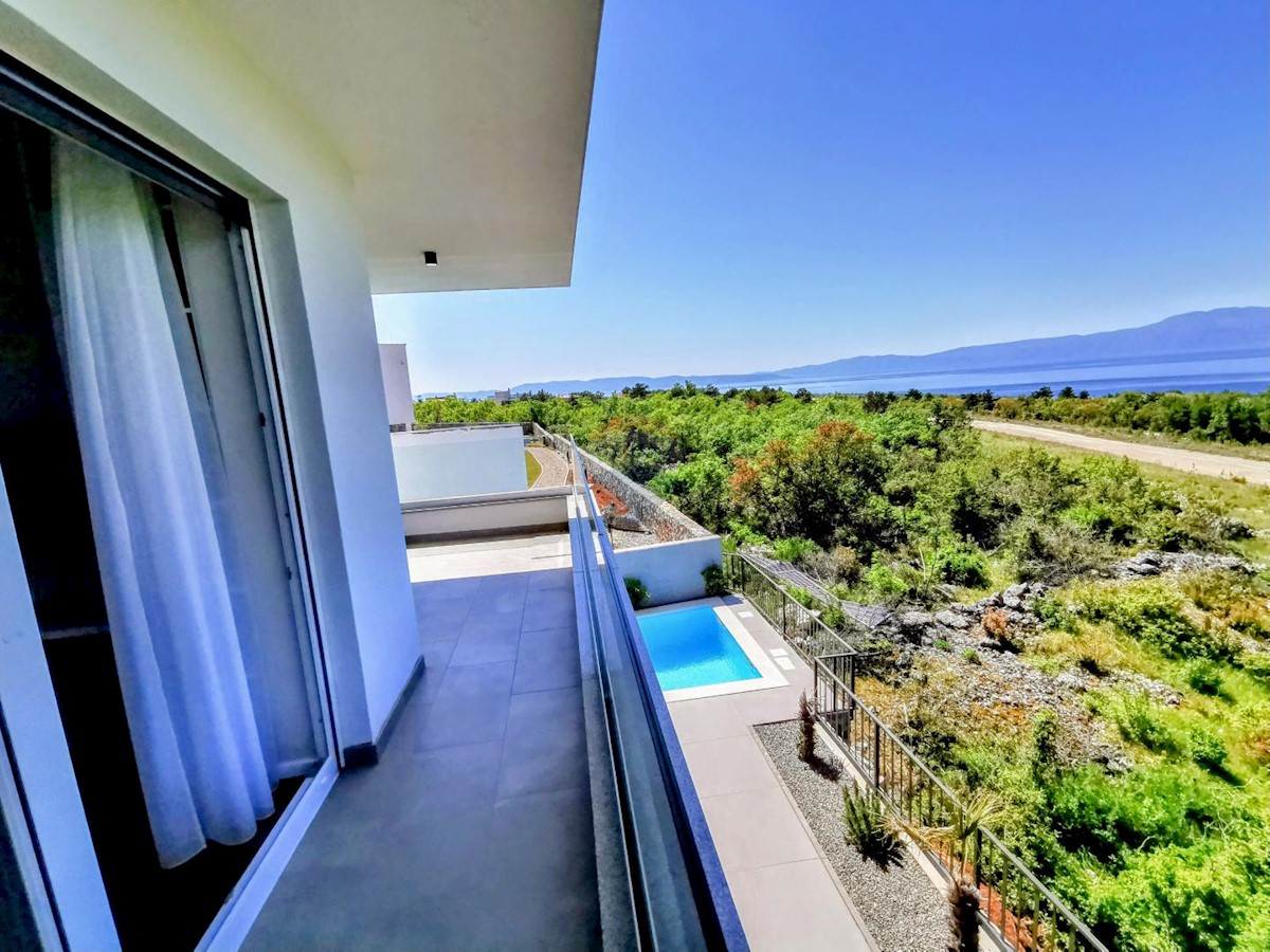 Kraljevica, Šmrika, villa con piscina e vista mare