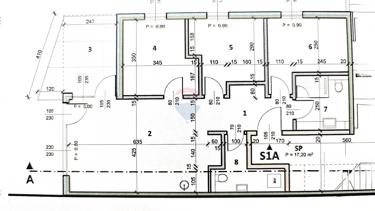 Appartamento Umag, 82,05m2