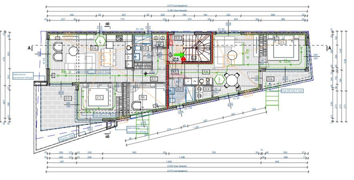 Terreno edificabile Njivice, Omišalj, 568m2