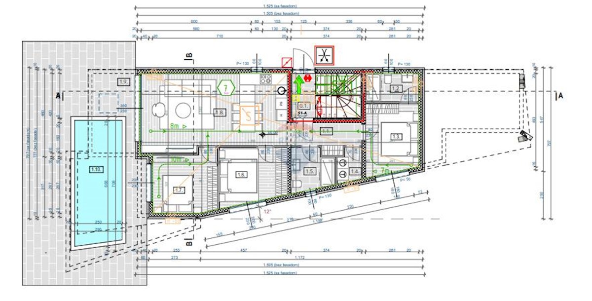 Terreno edificabile Njivice, Omišalj, 568m2