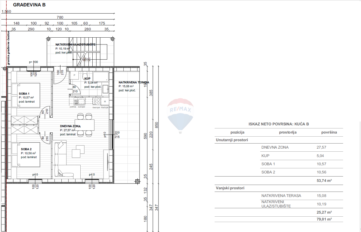 Appartamento Čižići, Dobrinj, 79,01m2
