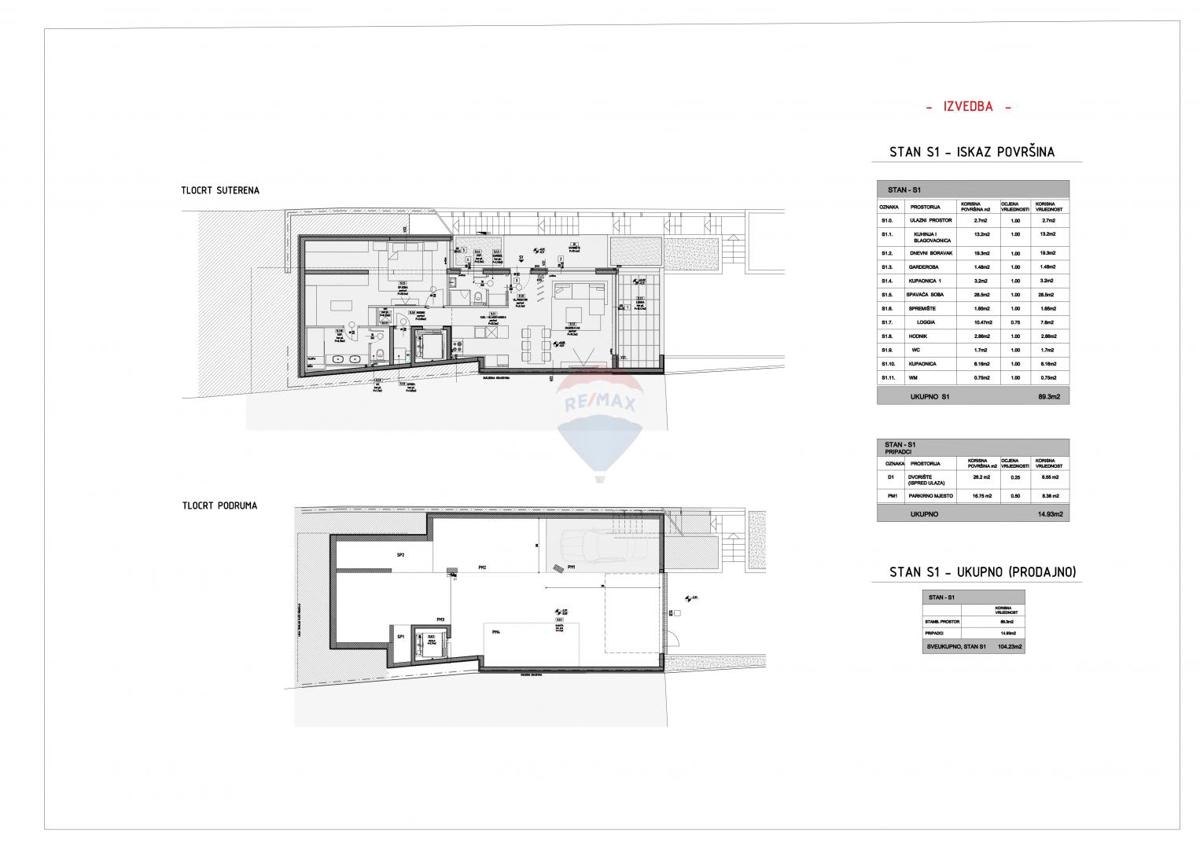 Appartamento Šalata, Gornji Grad - Medveščak, 104,23m2