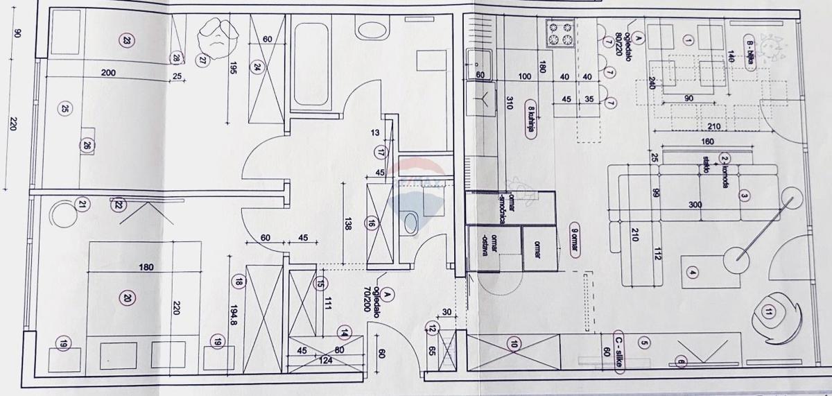 Appartamento Veliko Polje, Novi Zagreb - Istok, 96,74m2