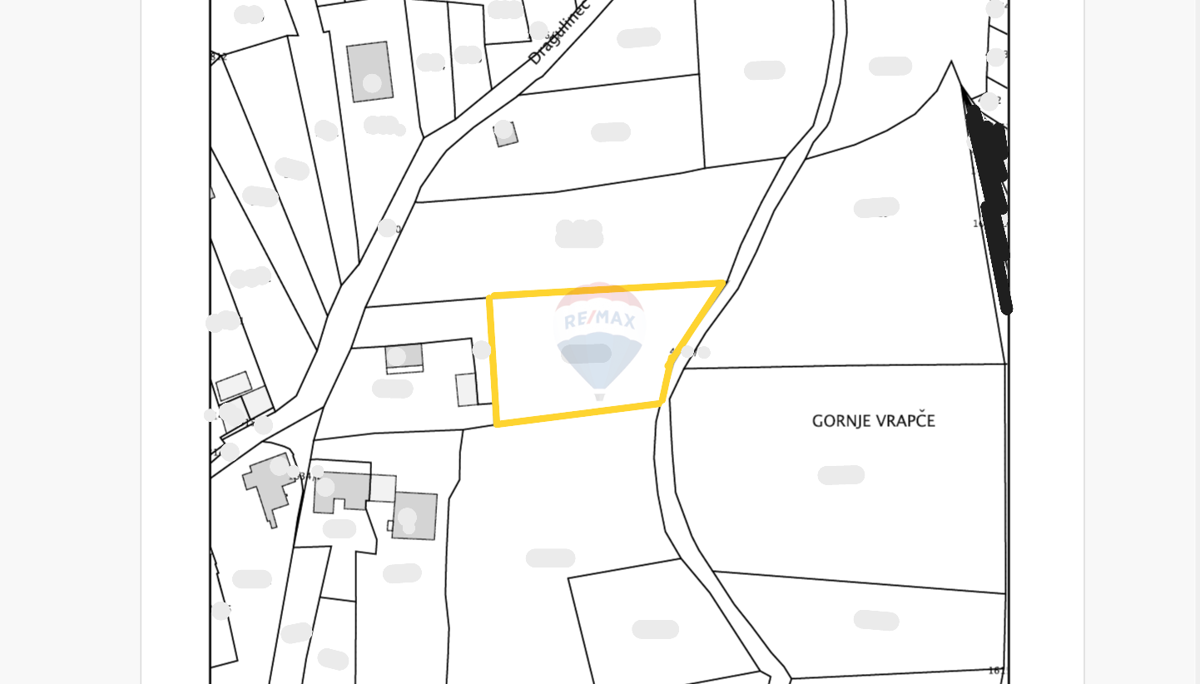 Terreno edificabile Gornje Vrapče, Črnomerec, 1.273m2