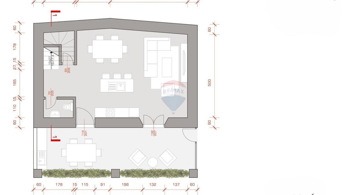 Casa Momjan, Buje, 150m2