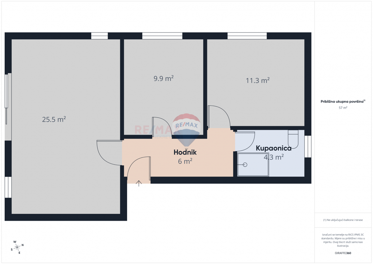 Appartamento Poreč okolica, Poreč, 64m2