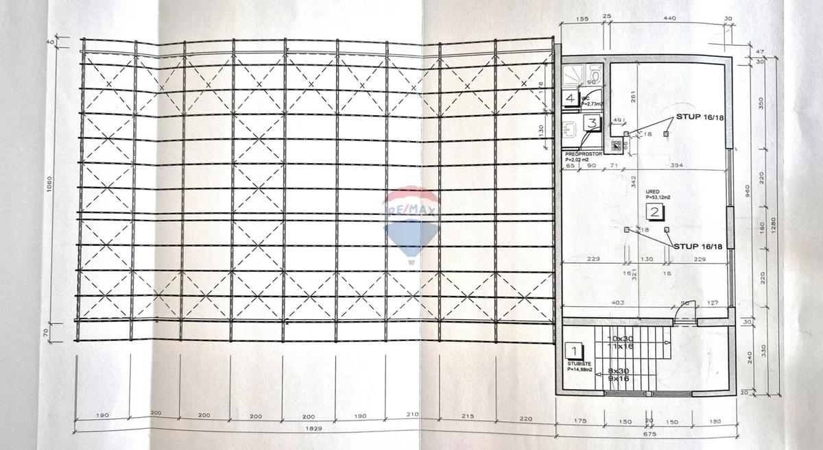 Attività commerciale Moščenica, Petrinja, 360m2