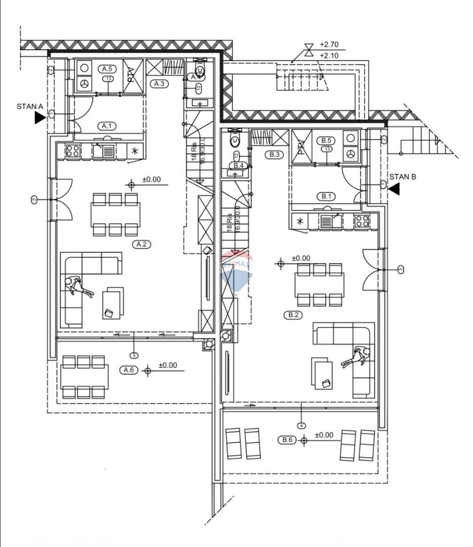 Appartamento Liganj, Lovran, 139m2