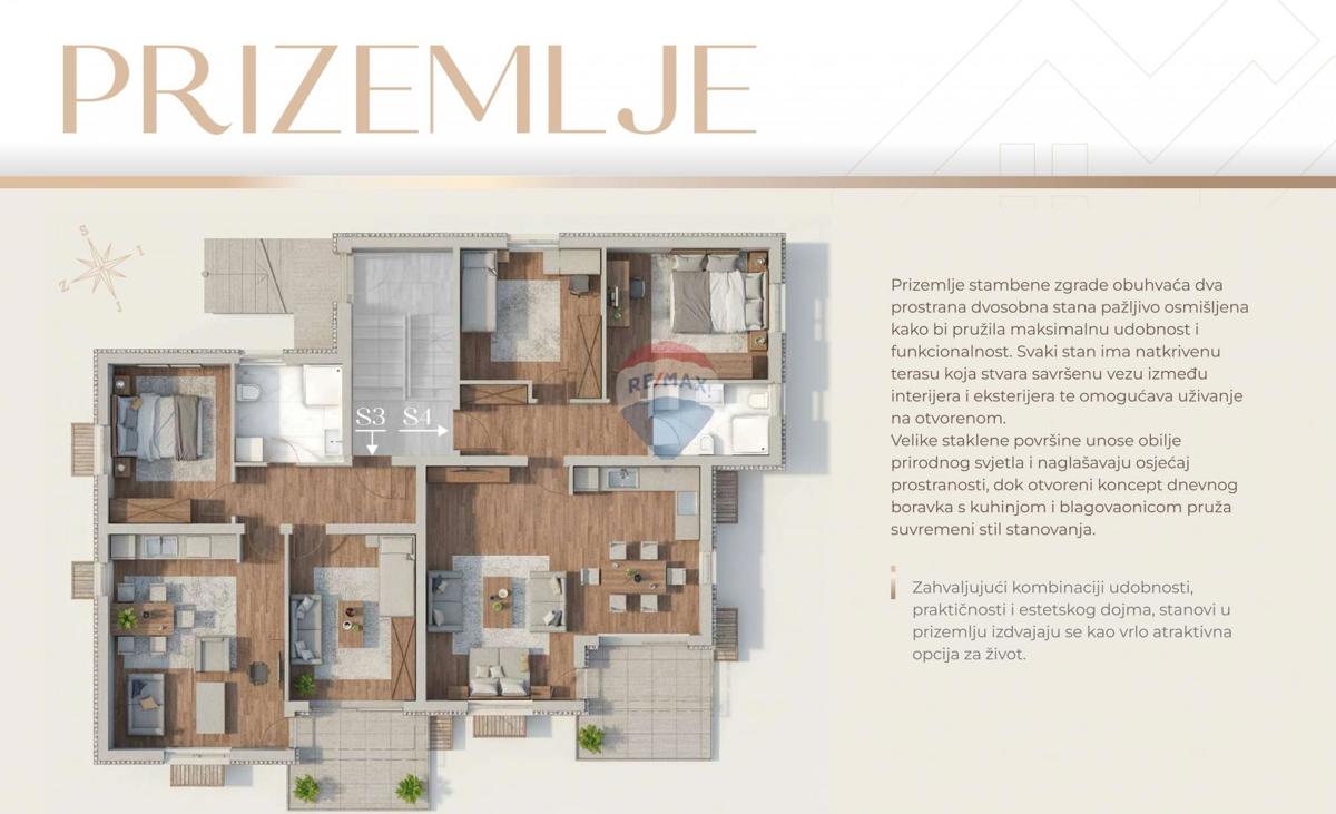 Appartamento Saršoni, Viškovo, 77,75m2