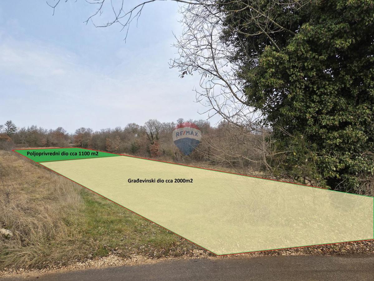 Terreno edificabile Svetvinčenat, 3.100m2