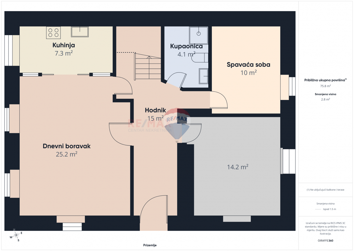 Crikvenica, Selce – casa con spazio commerciale, prima fila sul mare