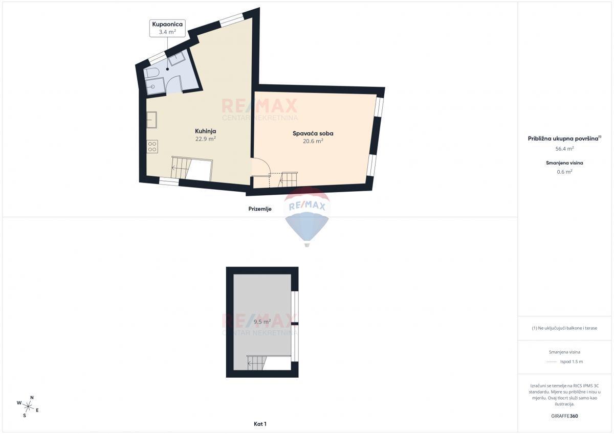 Appartamento Rovinj, 60m2