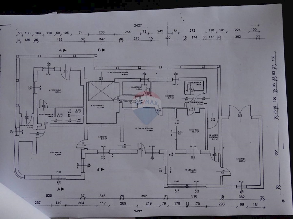 Villa Singola/Casa Vacanza Fužine, 520m2