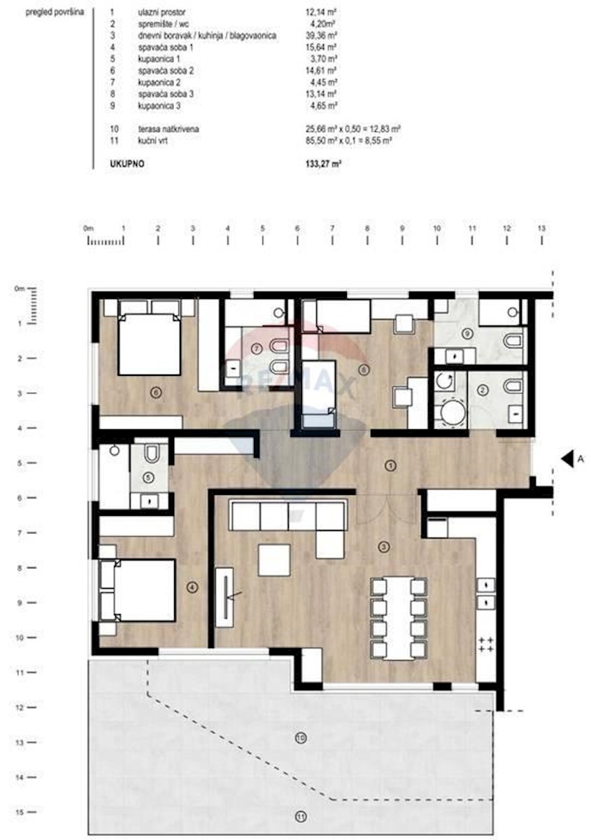 Appartamento Opatija - Centar, Opatija, 134m2