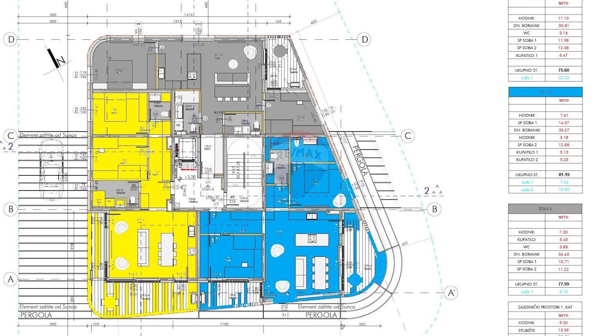 Appartamento Umag, 80m2