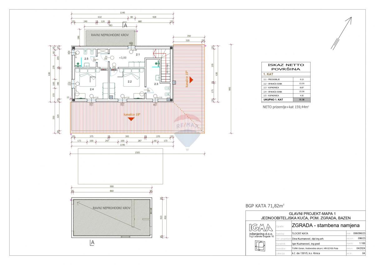 Terreno edificabile Krnica, Marčana, 600m2