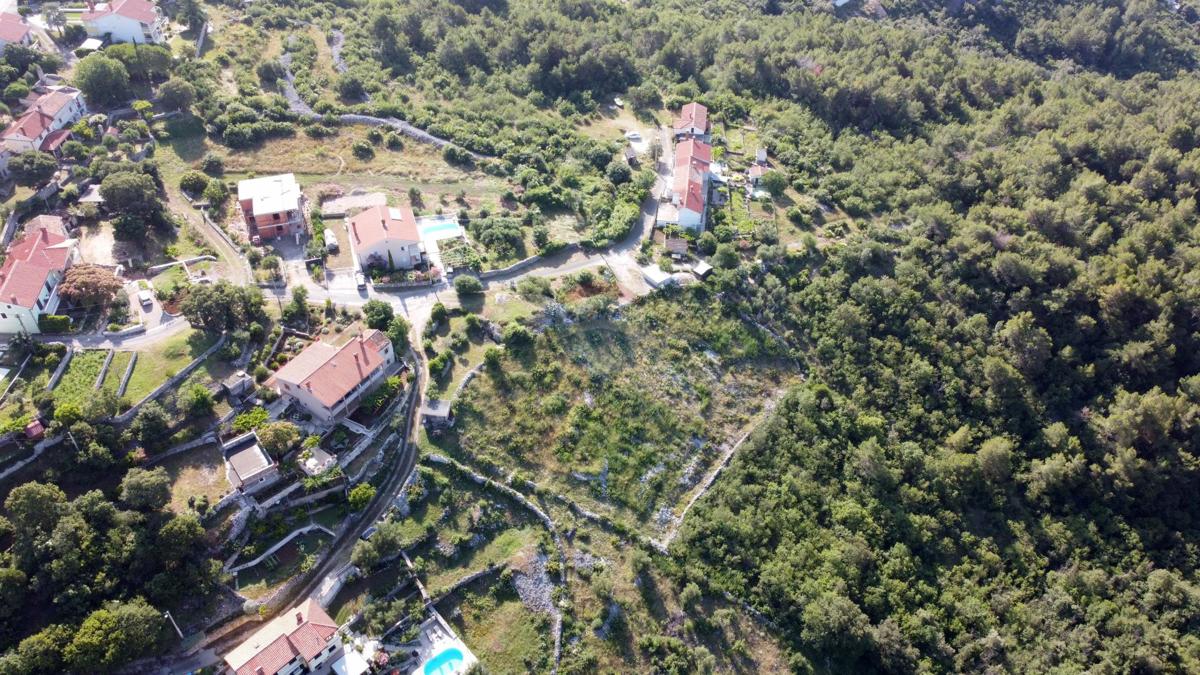 ISTRIA, RABAC - Terreno edificabile di 2913 m2 con una vista fantastica