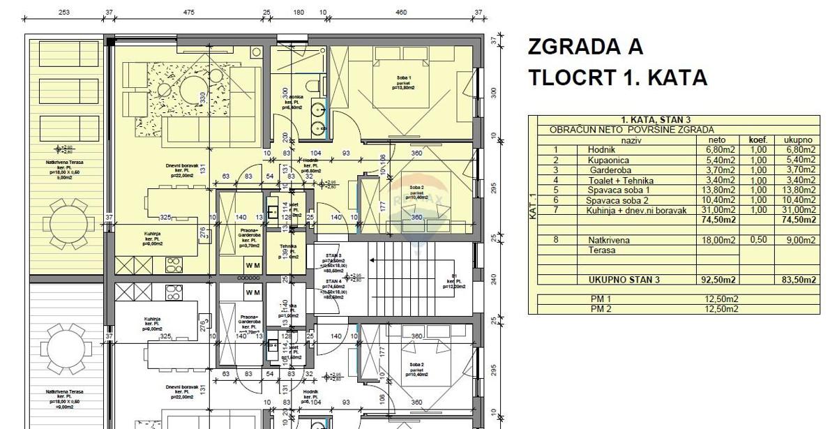 Appartamento Poreč okolica, Poreč, 92,50m2