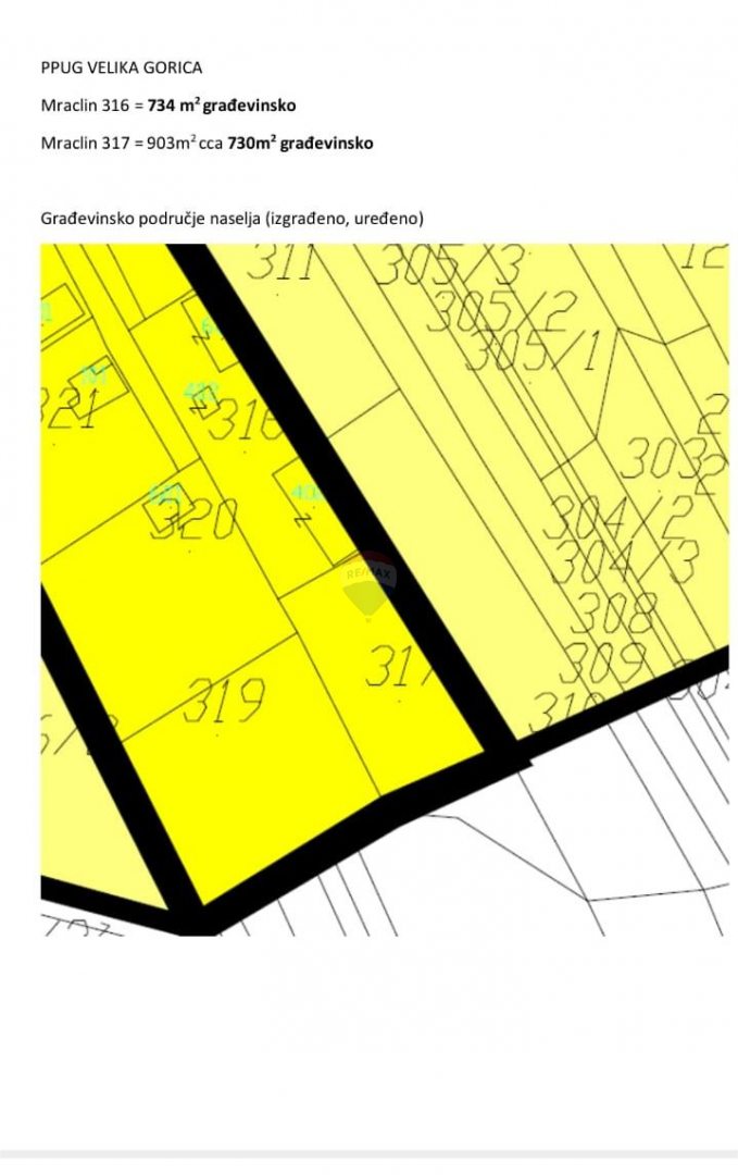 Terreno edificabile Mraclin, Velika Gorica - Okolica, 3.668m2