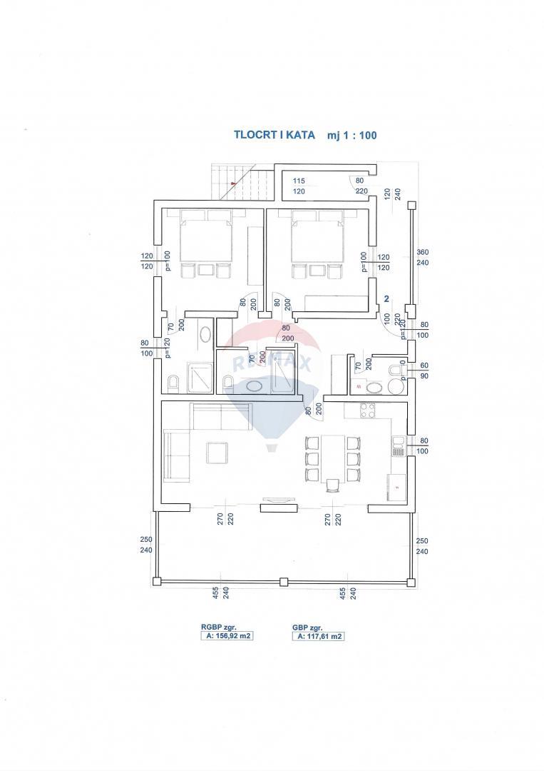 Appartamento Banjol, Rab, 117m2