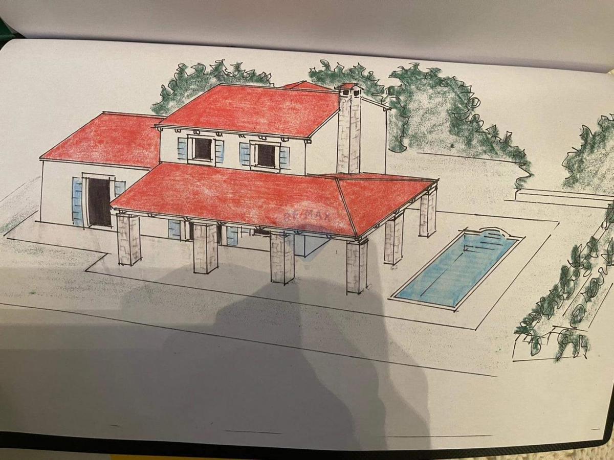 Istria, Belaj- casa in pietra con grande giardino