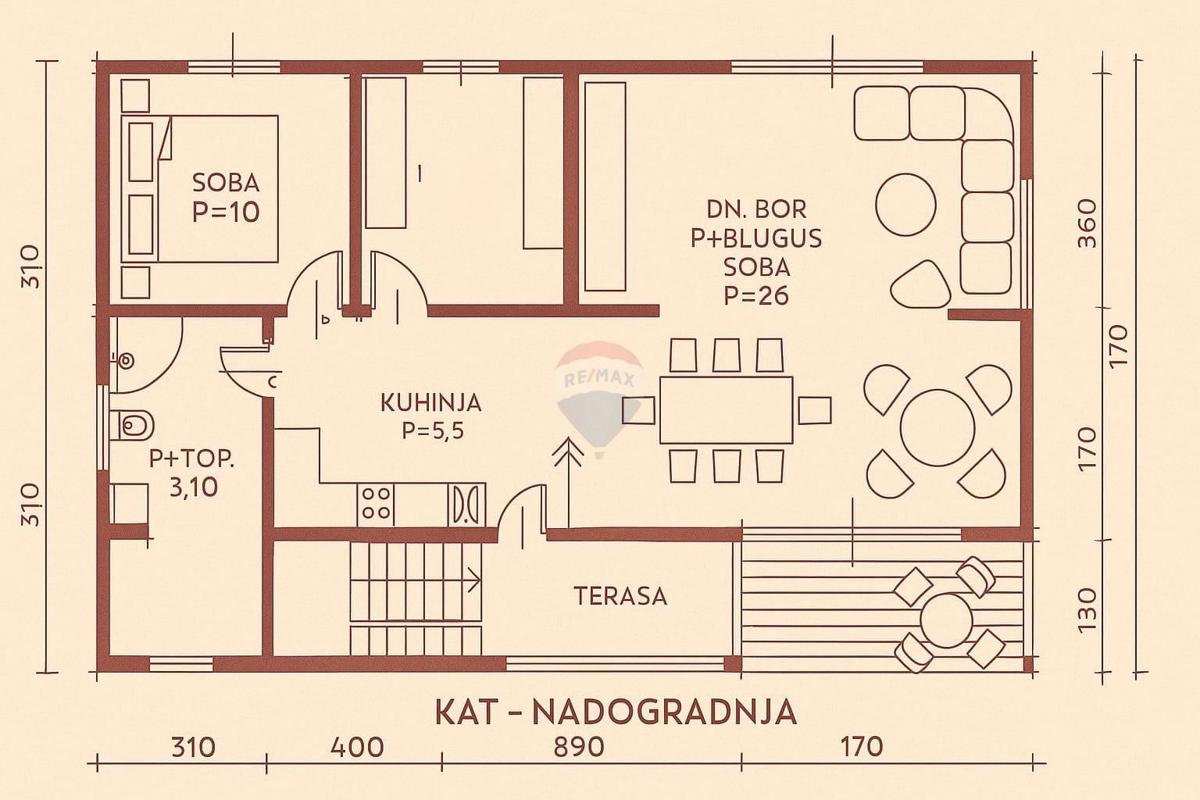 Casa Popovača, 383m2