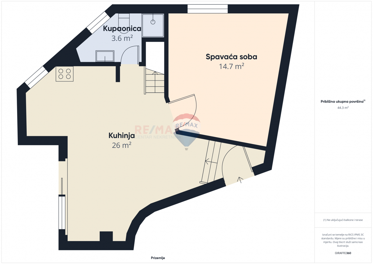 Appartamento Rovinj, 83m2