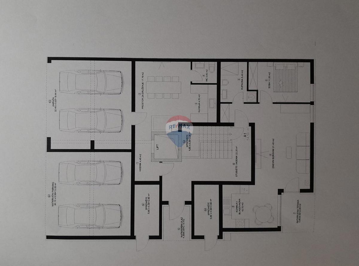 Appartamento Busoler, Pula, 72,30m2