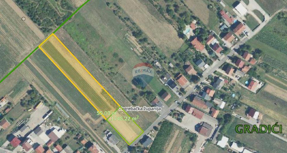 Terreno edificabile Gradići, Velika Gorica - Okolica, 6.809m2